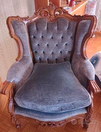 Poltrona Classica in Velluto