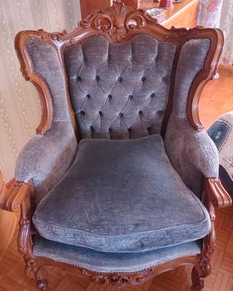 Poltrona Classica in Velluto