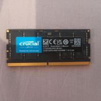 32GB x1 RAM Crucial DDR5 SODIMM 4800MHz LAPTOP
