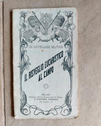 Libretto antico 1915 "Il risveglio eucaristico al 