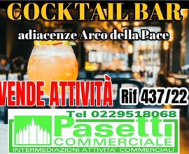 COCKTAIL BAR con cucina adiacenze Arco della Pace