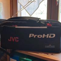 JVC PRO HD con borsa, alimentatore e 2 Batterie