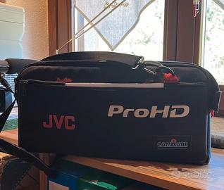 JVC PRO HD con borsa, alimentatore e 2 Batterie