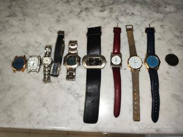 Lotto Di Orologi Vintage Per Pezzi Di Ricambio