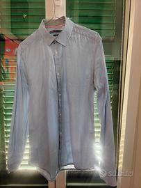 Camicia elegante uomo cotone 100% tg 39/40
