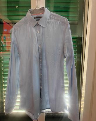 Camicia elegante uomo cotone 100% tg 39/40