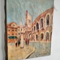 quadro su telo Piazza Bra Verona