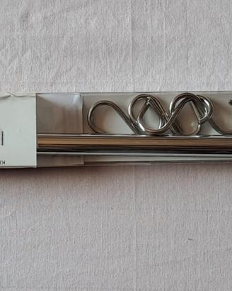 Barra portautensili cucina 60 cm NUOVA con ganci