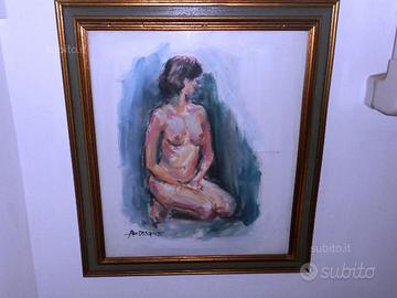 Quadro "Nudo di donna" di De Pasquale