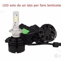 Kit full led h7 40w specifico per faro lenticolare