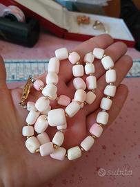 collana simil corallo
