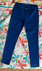 legg-jeans in gabardine  stretch