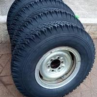 gomme e cerchi toyota bj 40