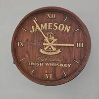 orologio pubblicitario jameson irish whisky 