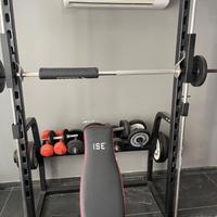 MULTIPOWER-PANCA-DISCHI-PESI-BILANCIERI-PORTA-BILA