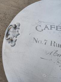 vassoio legno shabby 