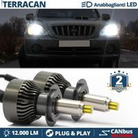 Kit Luci LED H7 per Hyundai TERRACAN 6500K 12000LM