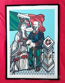 Serigrafia colori firma Flavio Costantini