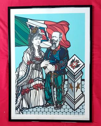 Serigrafia colori firma Flavio Costantini