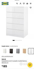 Cassettiera malm ikea