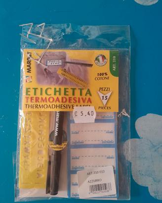 Etichette termoadesive per vestiti