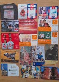 Schede telefoniche italiane da collezione 