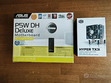 Asus P5WH DELUXE+Core2duo E-6750+4 GB Ram Corsair