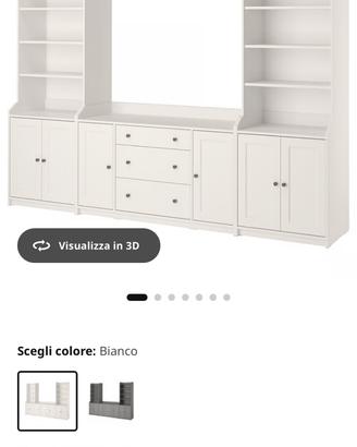 Ikea combinazione libreria+mobile buffet