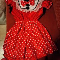 Vestito Minnie carnevale 4-6 anni