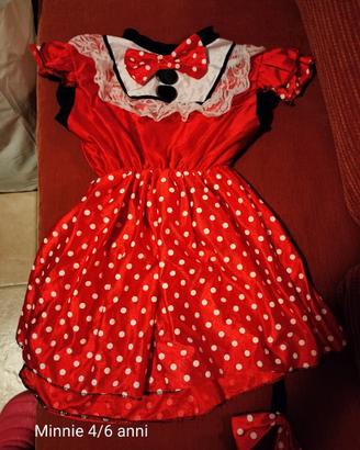 Vestito Minnie carnevale 4-6 anni