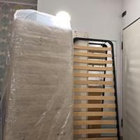 rete ortopedica con materasso singolo