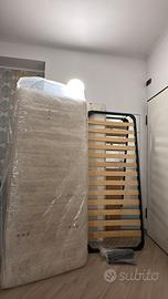 rete ortopedica con materasso singolo