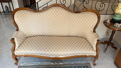 Divano liberty 3 posti color noce