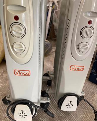 Due termosifoni portatili Vinco