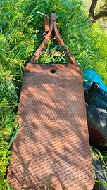 Timone rimorchio con pianale