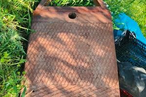 Timone rimorchio con pianale