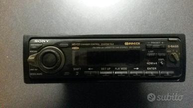 Autoradio sony riproduzione nastri