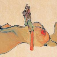 Lying Woman by Egon Schiele