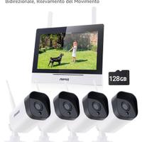 Annke video sorveglianza 4 telecamere wi-fi