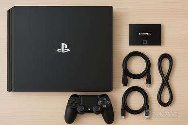 🎮 PS4 PRO con SSD Samsung EVO 1TB – Pari al nuovo