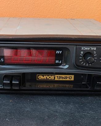 Autoradio Vintage DANIEL SOUND anni 80 con scatola