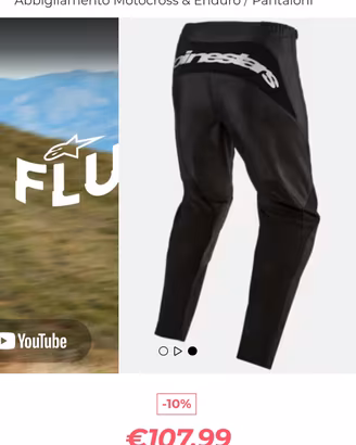 pantaloni cross enduro alpinestar 