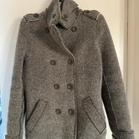 Giacca grigia in lana cotta unisex taglia M