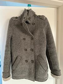 Giacca grigia in lana cotta unisex taglia M