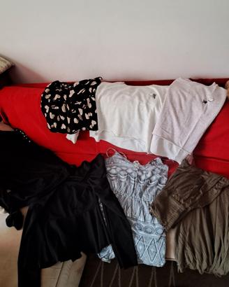 Lotto vestiti vari donna taglia M/L