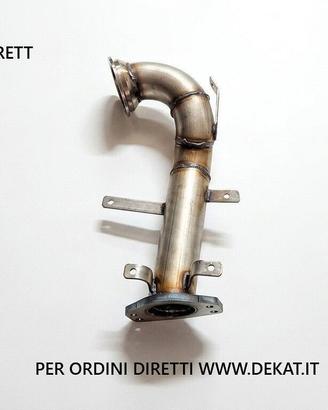 DOWNPIPE INOX TUBO RIMOZIONE CATALIZZATORE 1.4 MUL