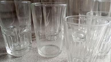 Set Bicchieri acqua e liquore vintage da bar