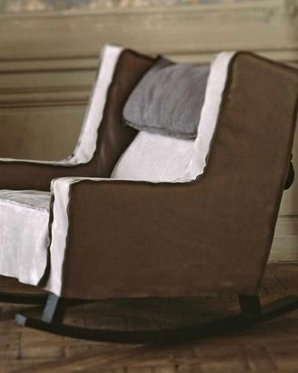 Poltrona a dondolo Housse Baxter