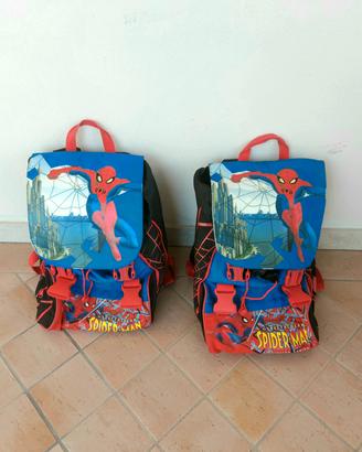 2 zaini Spider-man per bambini