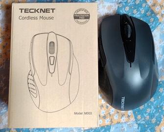 Mouse TECKNET PRO wireless , 2600 DPI e 2,4 GHz